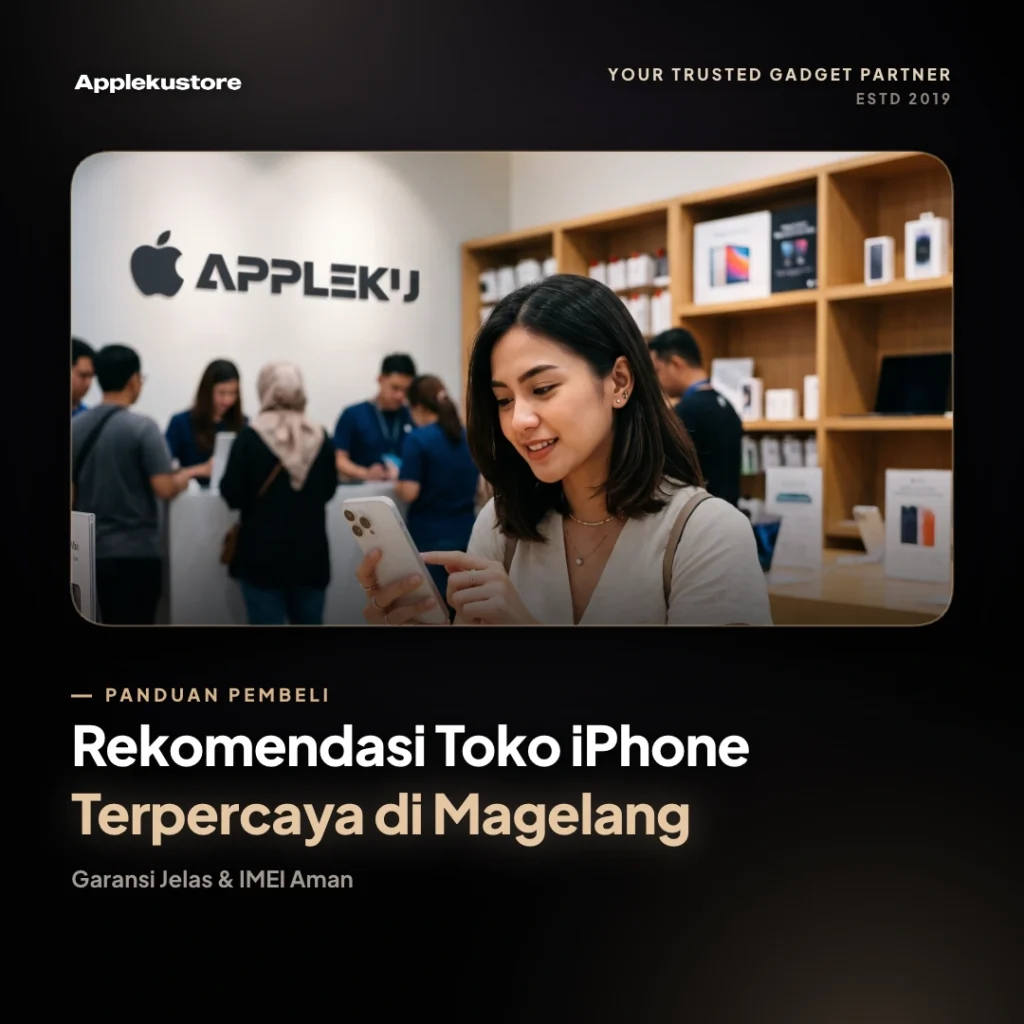 Rekomendasi Toko iPhone Terpercaya di Magelang: Garansi & IMEI Aman