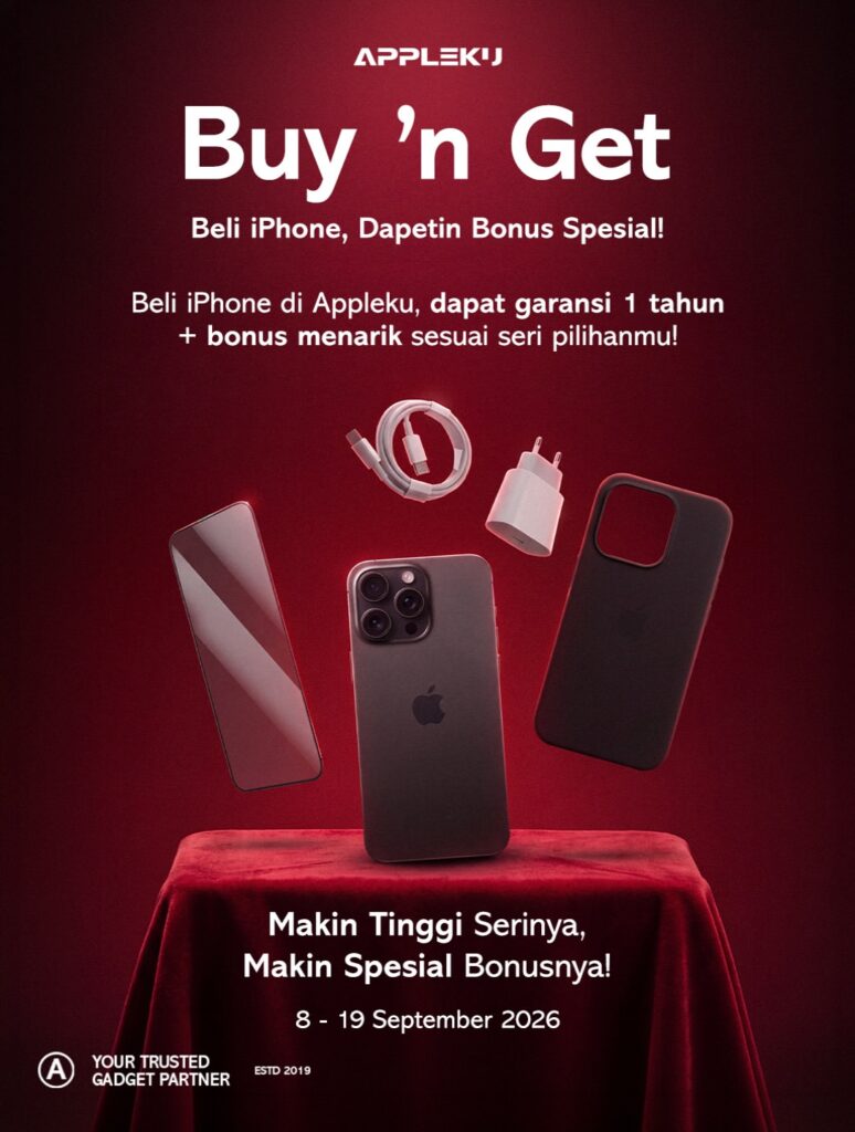 upgrade iPhone kamu di Appleku sekarang pulang bawa hadiah spesial dari Appleku makin tinggi