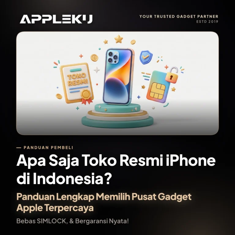 Apa Saja Toko Resmi iPhone di Indonesia? Panduan Lengkap Memilih Pusat Gadget Apple Terpercaya, Bebas SIMLOCK, & Bergaransi Nyata!