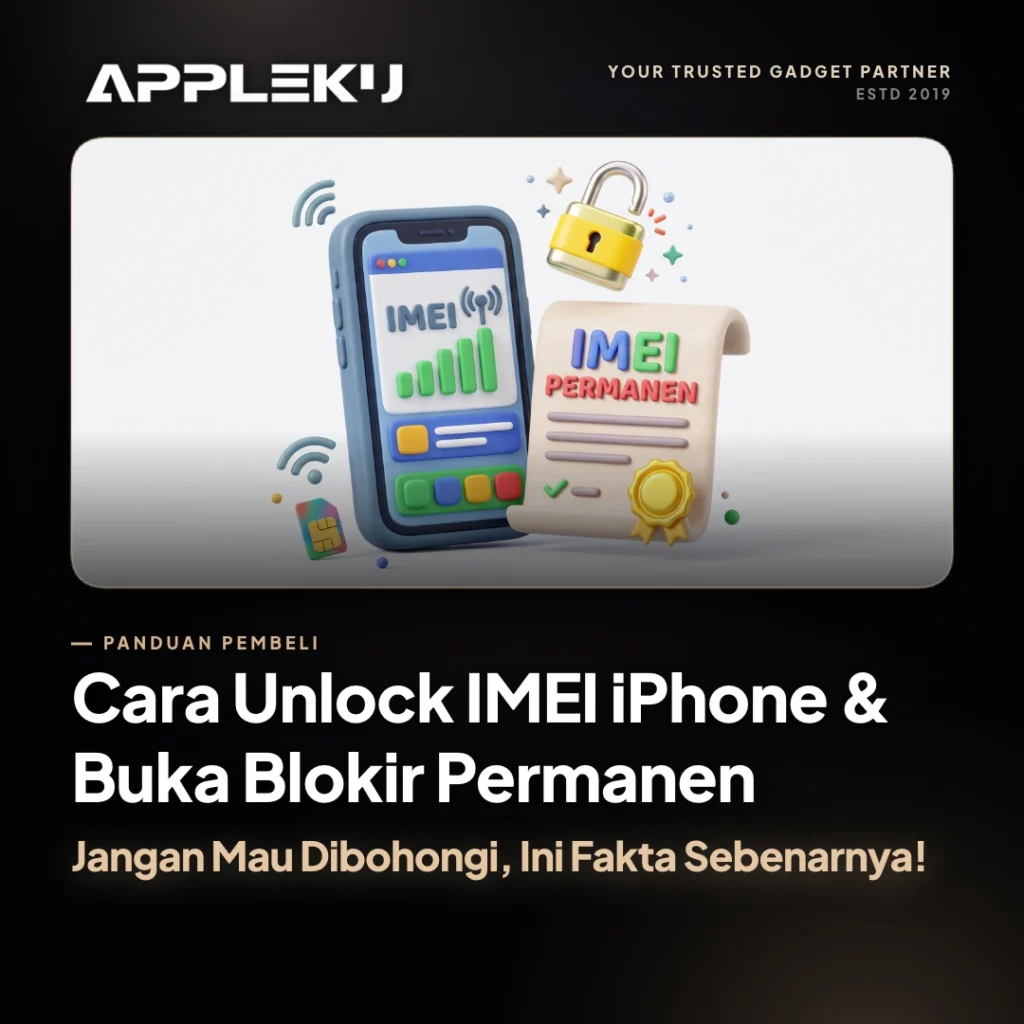 Cara Unlock IMEI iPhone & Buka Blokir Permanen: Jangan Mau Dibohongi, Ini Fakta Sebenarnya!