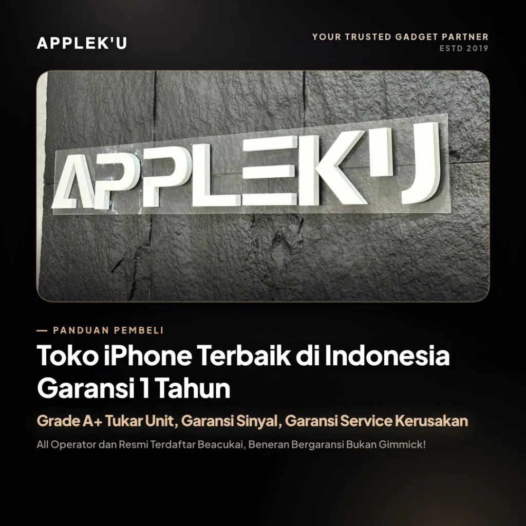 Toko iPhone Terbaik di Indonesia Garansi 1 Tahun - Appleku