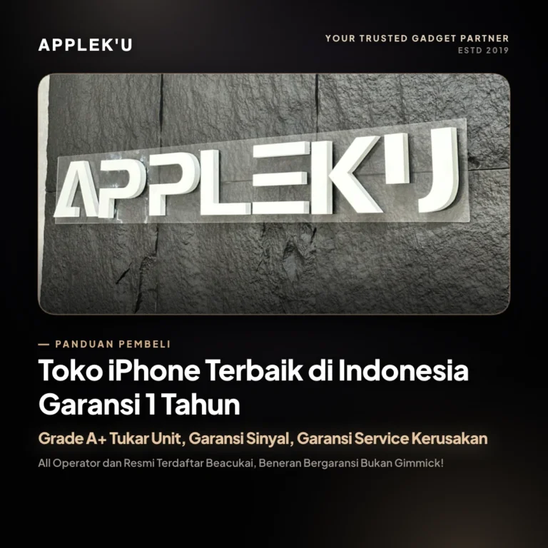 Toko iPhone Terbaik di Indonesia Garansi 1 Tahun - Appleku